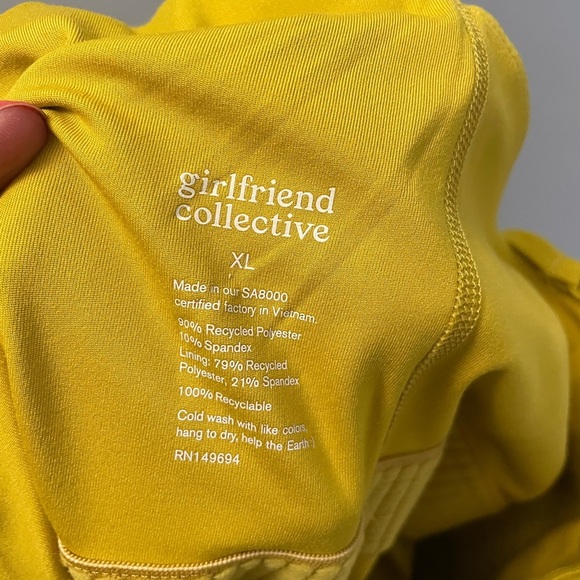 Girlfriend Collective Naomi Dress with Shorts - Picture 9 of 10